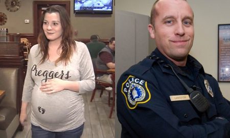 Mysterious Police Officer Pregnant Waitress Message Note